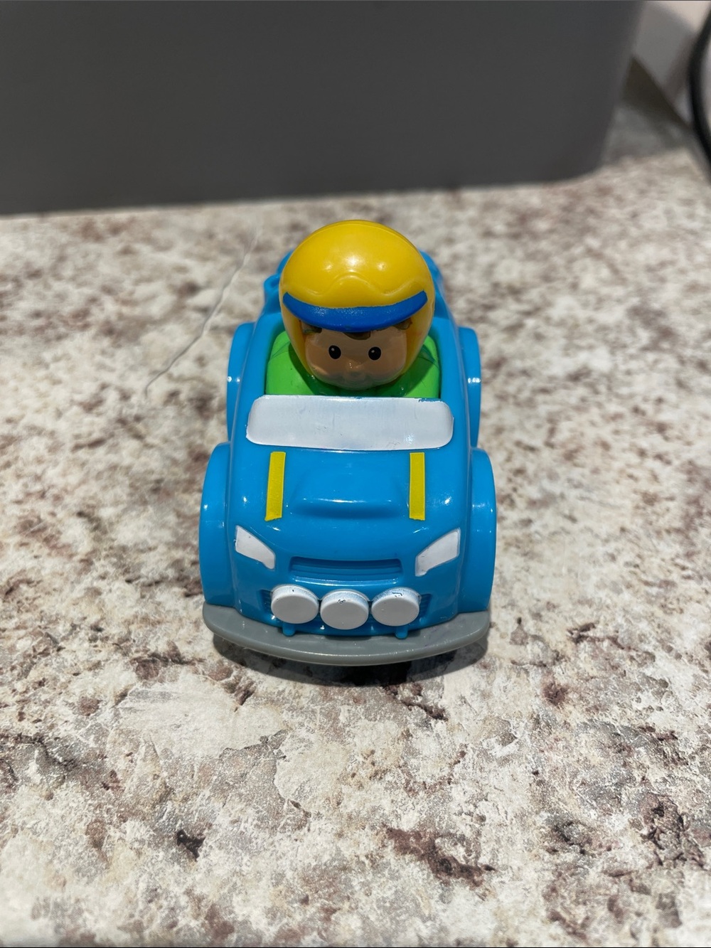 5/$25 Little People Wheelies Blue Car Racer Boy